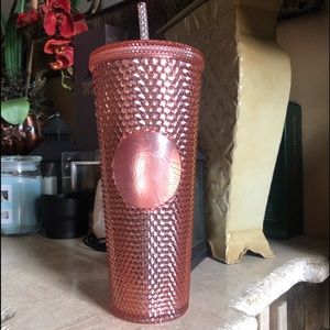 Starbucks Rosegold Studded Bling Tumbler Cup